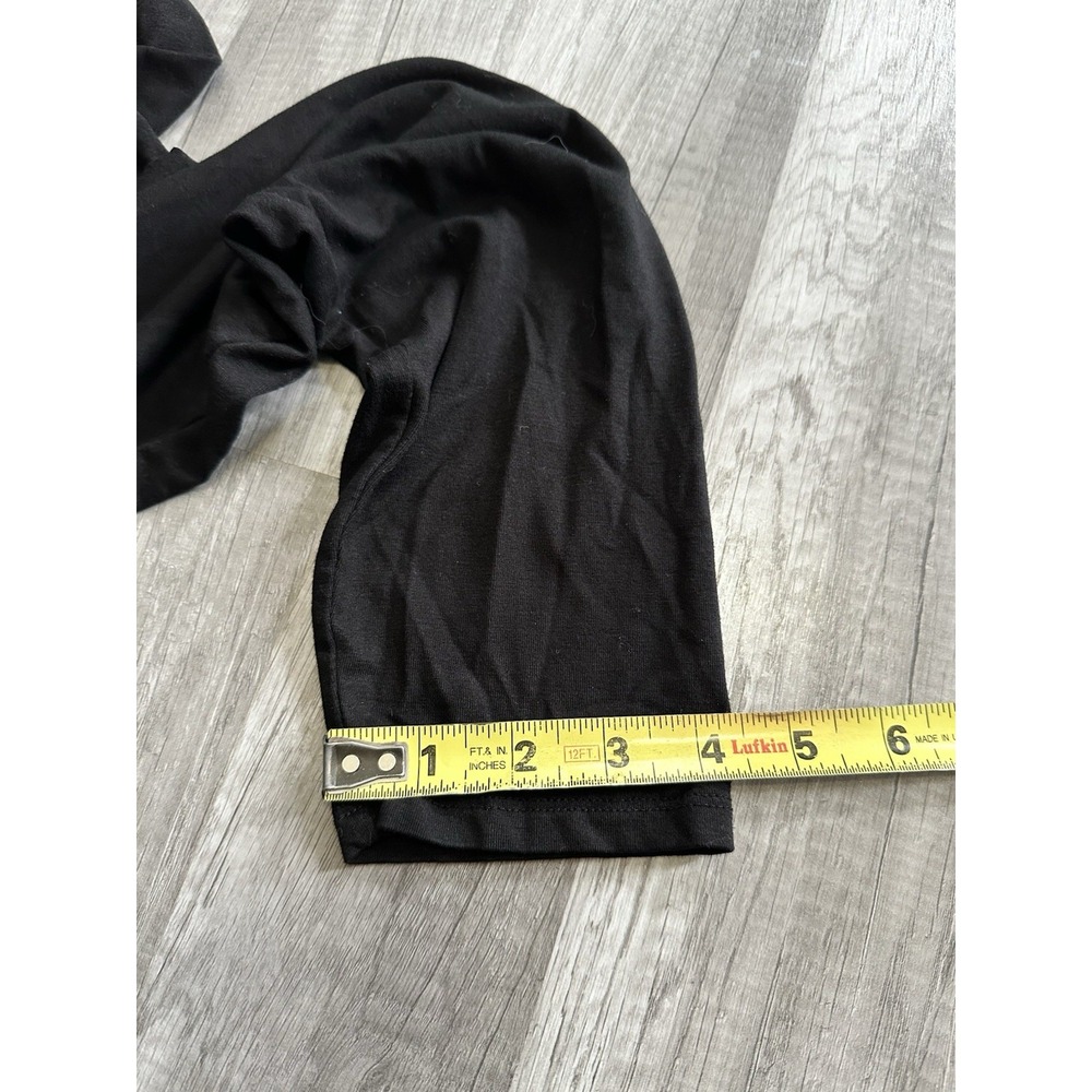 Chicos The Ultimate Tee Women's Size Large Black Long Sleeve T-Shirt Stretch‎ - Picture 8 of 9
